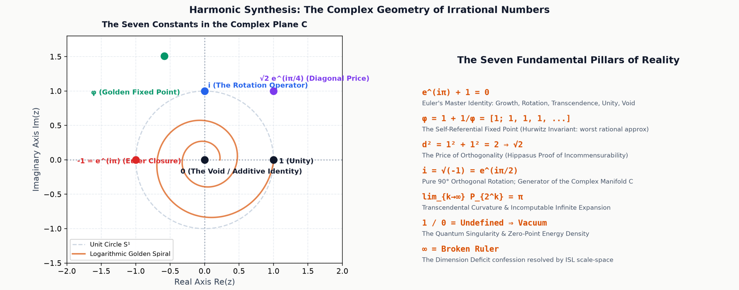 The Seven Constants Unified Complex Wheel and Euler Master Identity